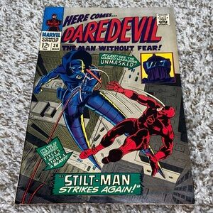 VINTAGE 1967 MARVEL Daredevil Stilt-Man App Silver Age Comic #26